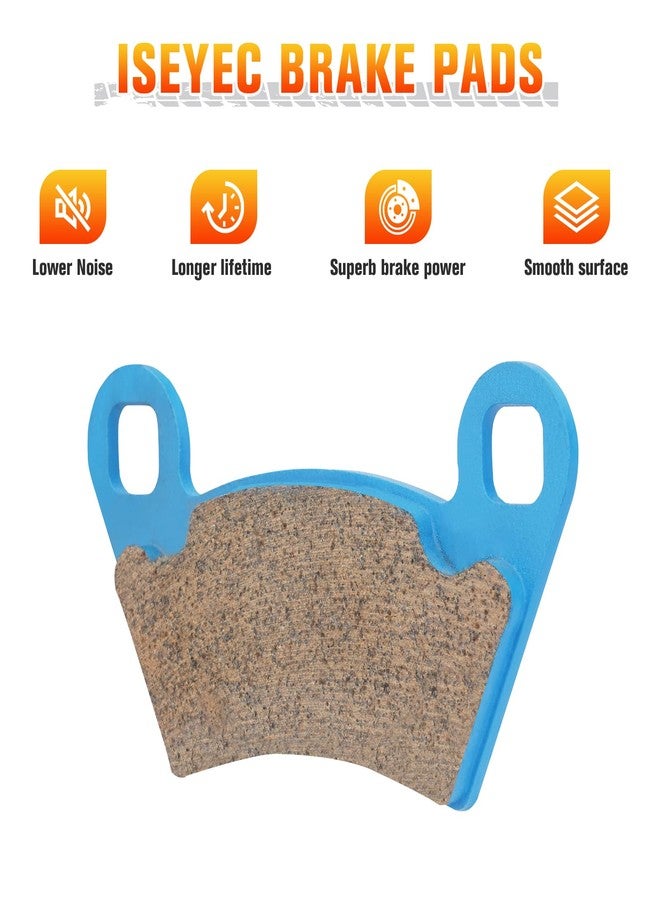 ISEYEC Front & Rear Brake Pads Ceramic for Polaris Ranger XP/RZR/Diesel/EV, Replace for 1910514 2202413 2202097 1911228 1912508 2205949, 4 sets Front and Rear Brake Pads - Image 3